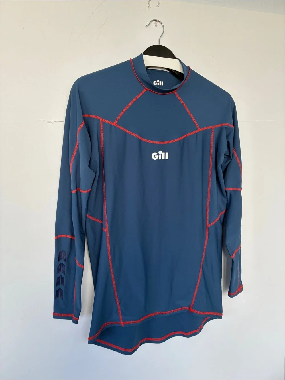 Gill Men’s Pro Rash Vest Shirt Navy Long-Sleeve Rash Guard UV 50+ Large
